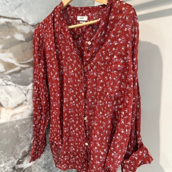 Isabel Marant red/pattern blouse - Picture 5 of 5